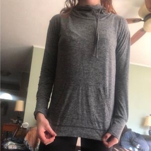 Grey Aerie cowl neck top